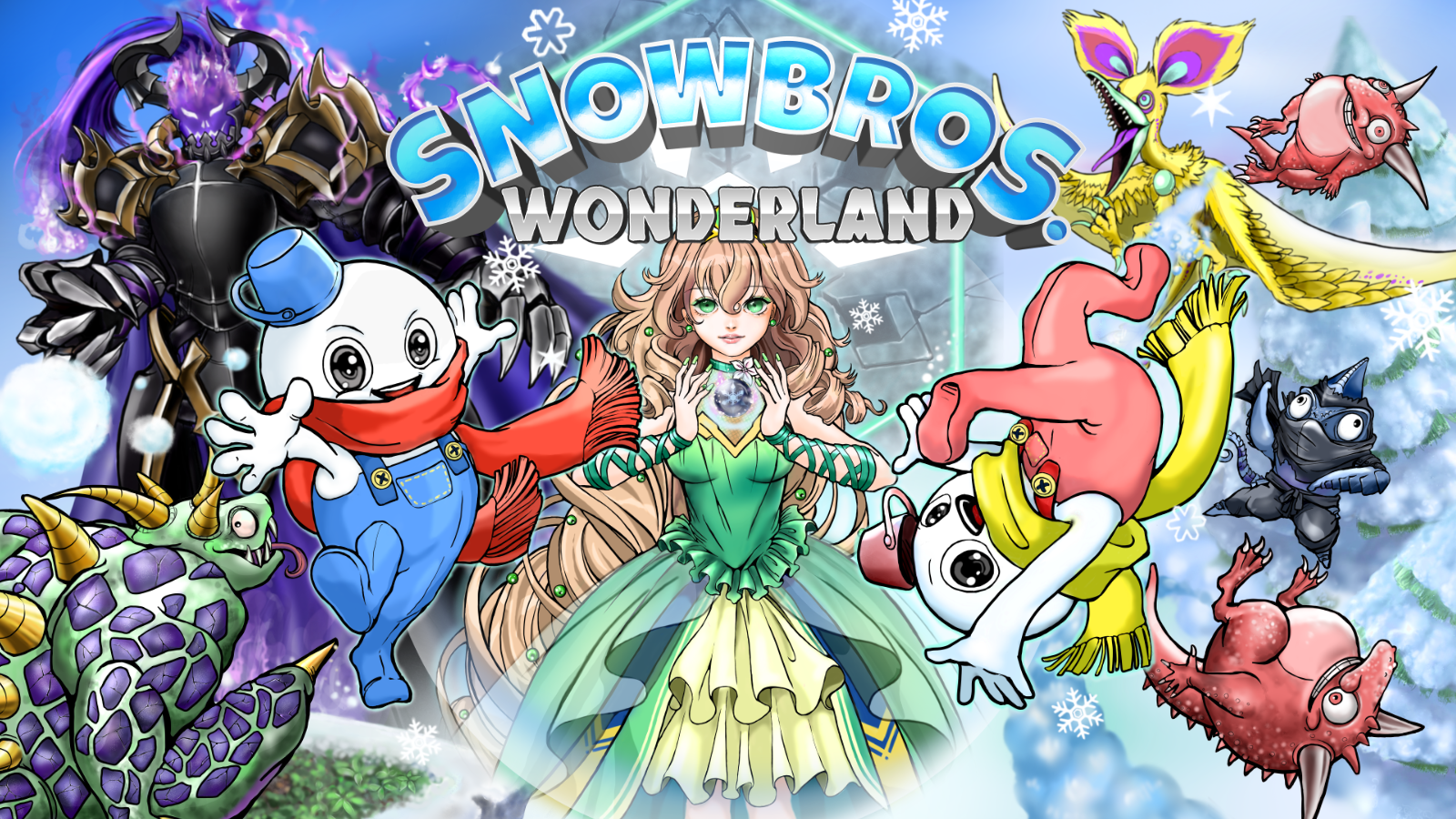 Snow Bros. Wonderland keyart