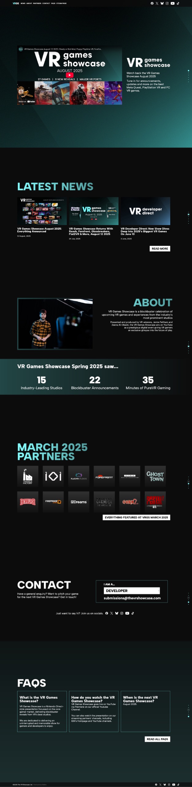 VR Games Showcase